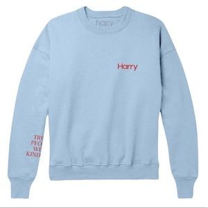 HARRY STYLES BLUE CREWNECK